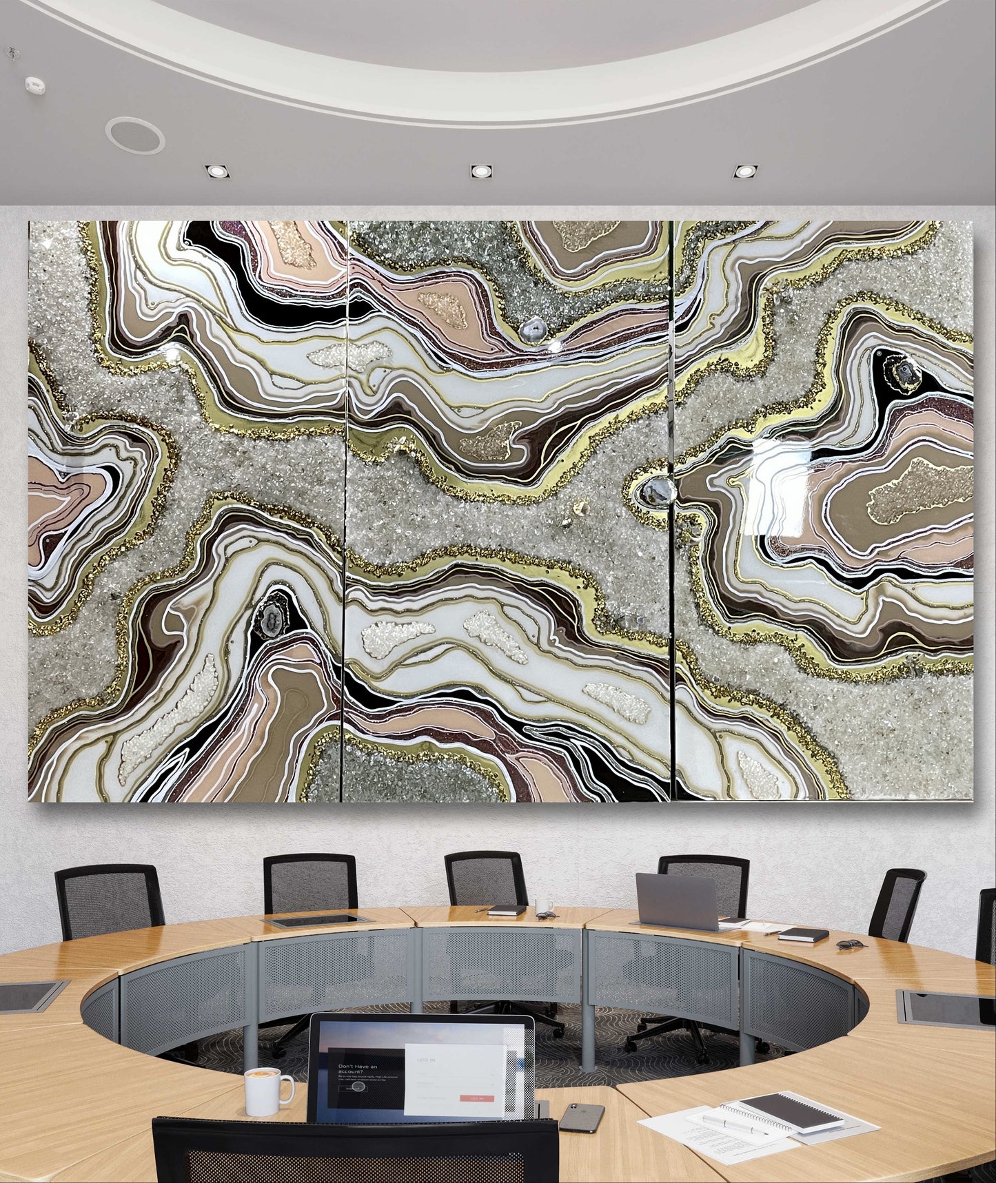 Resin Geode Wall Art