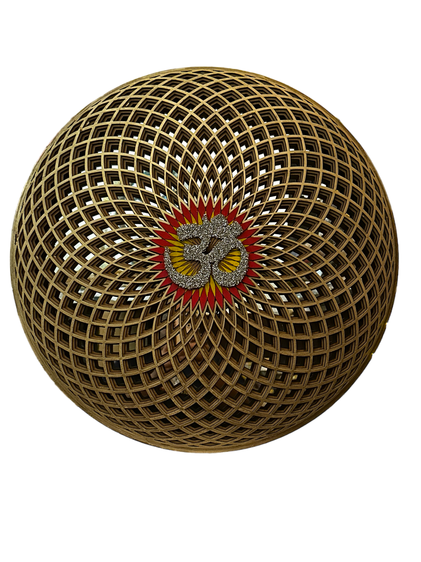 Sacred AUM Illumination: Fusion of Colors and Light"