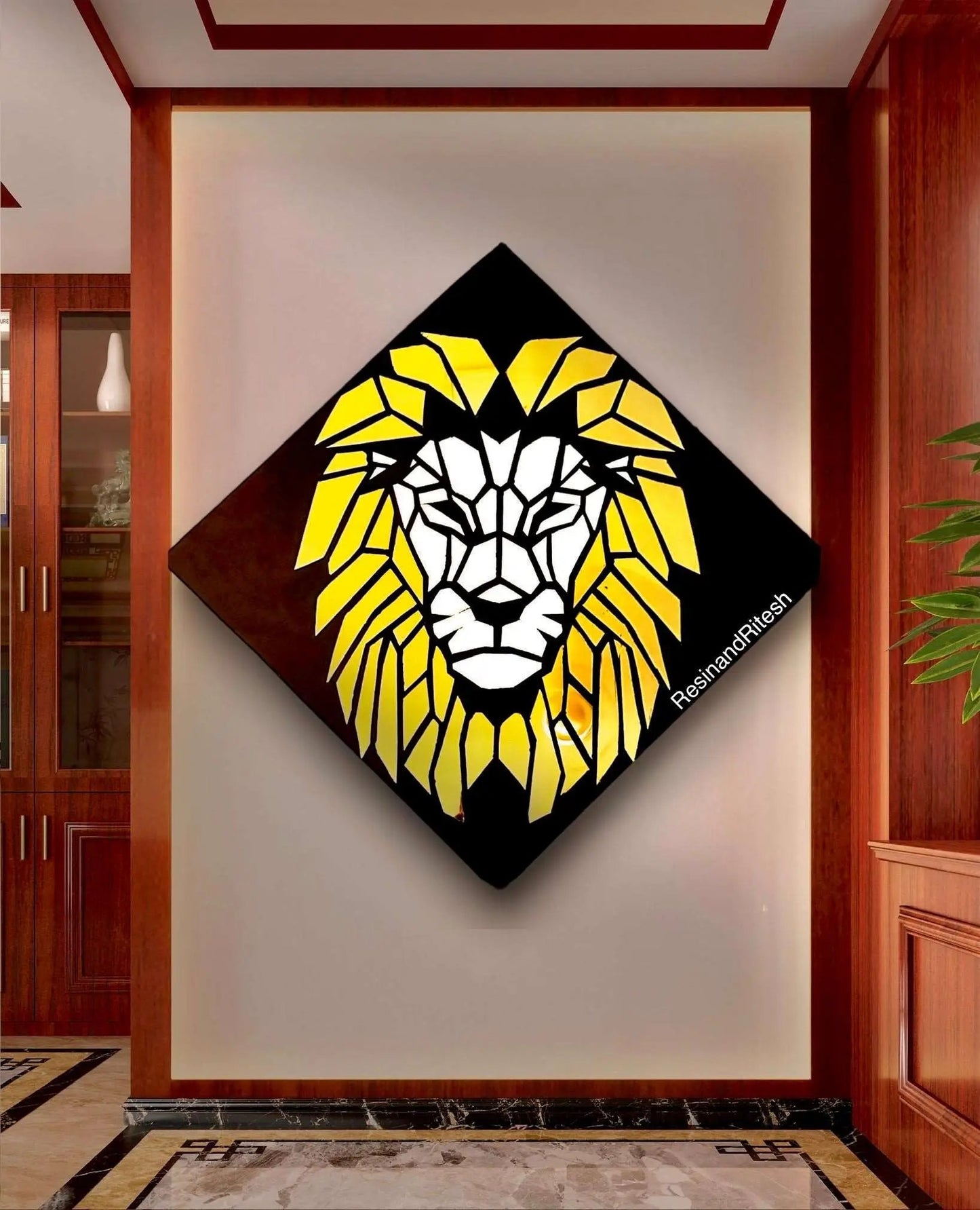 LION - MIRROR ART