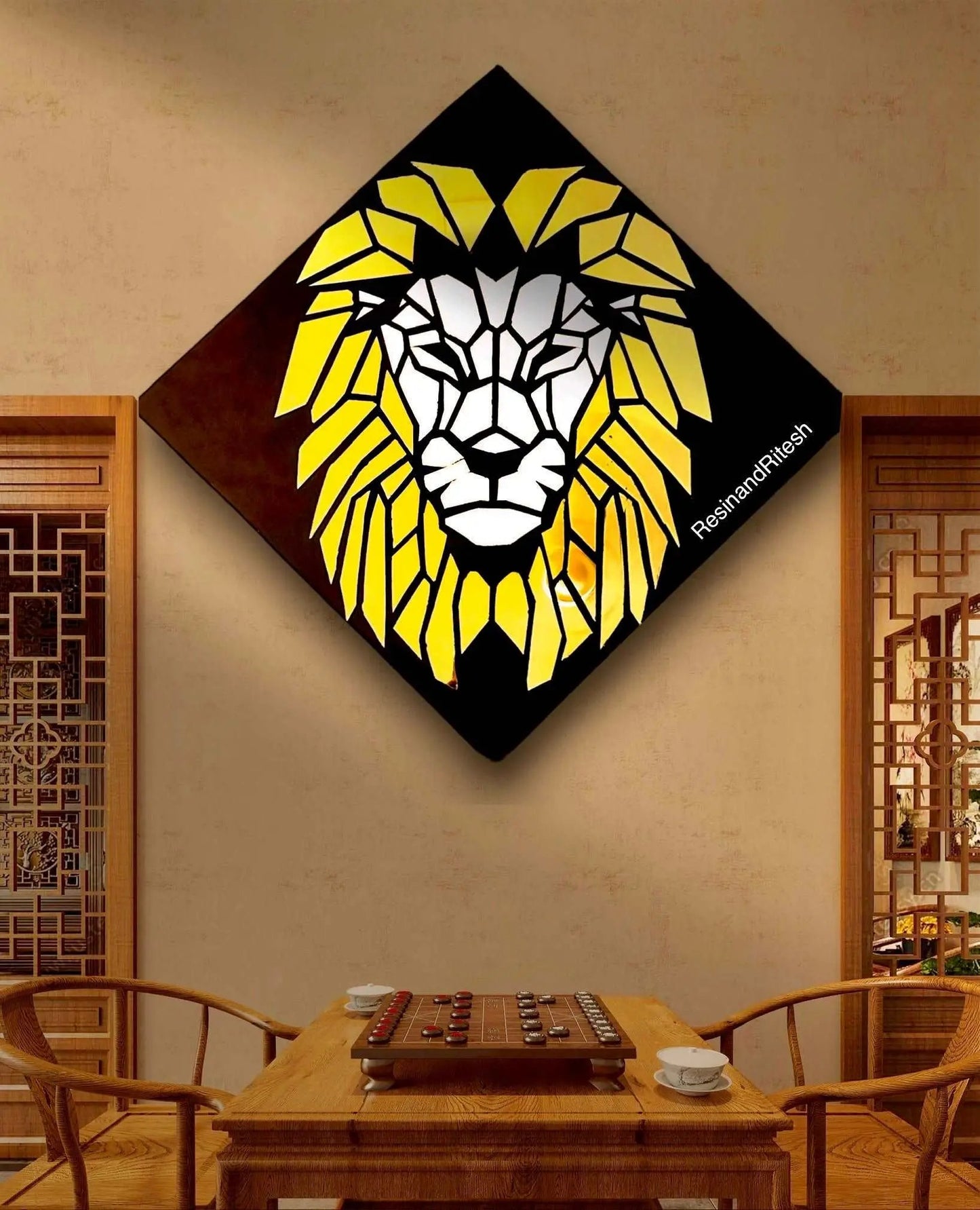 LION - MIRROR ART