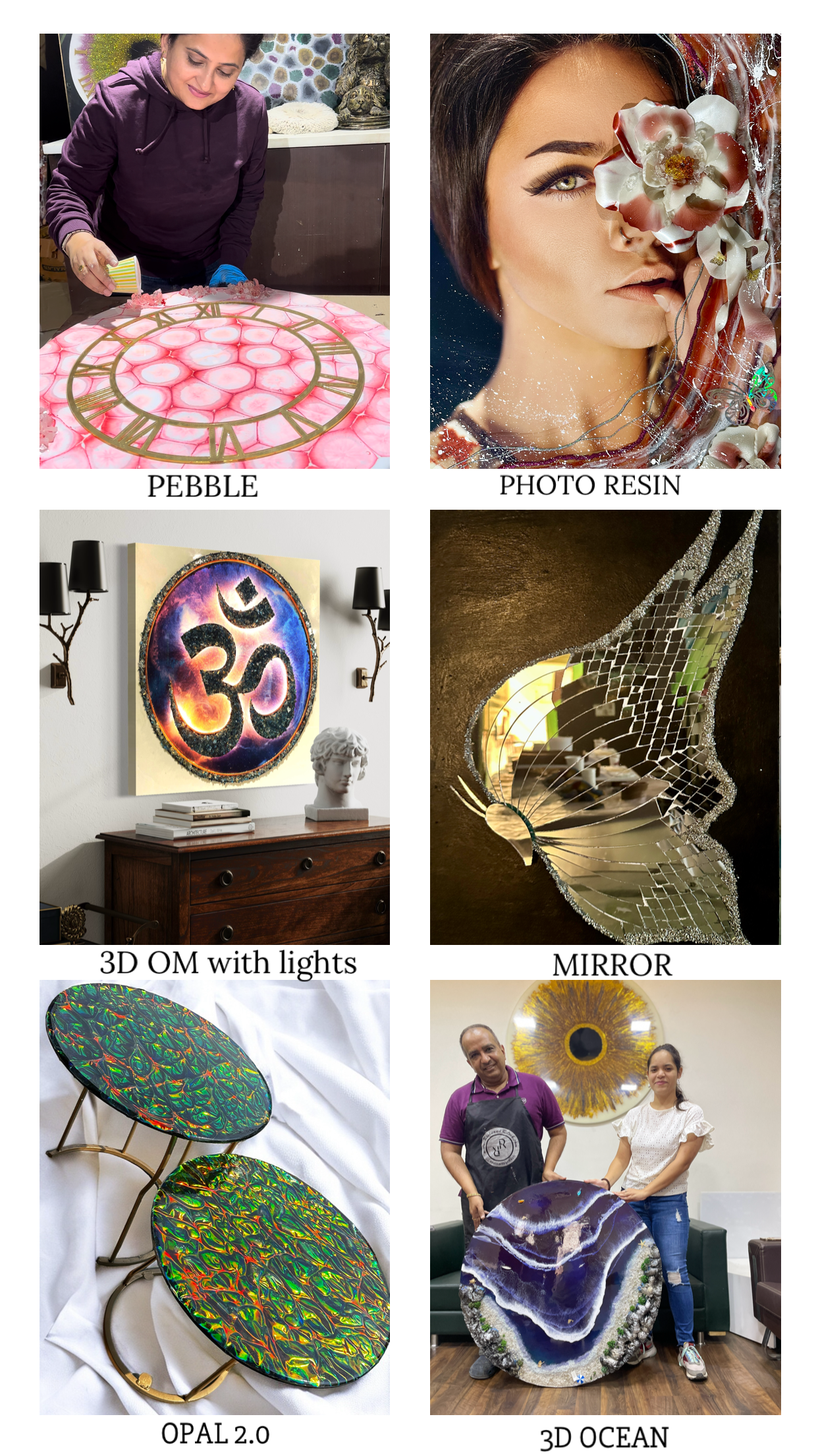BASIC RESIN ART - ONLINE FULL RESIN COURSE TUTORIALS - Life time access