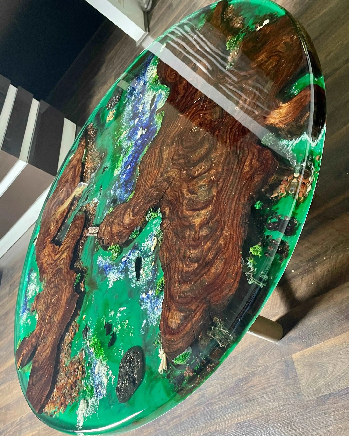 3D ocean coffee tables ResinandRitesh India