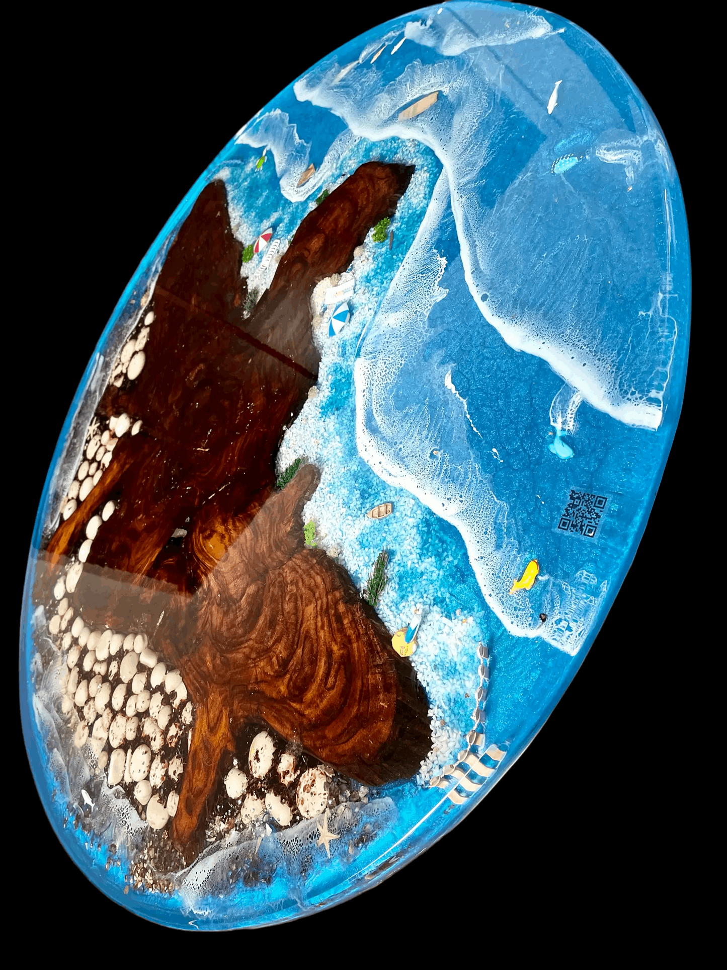 3D ocean coffee tables ResinandRitesh India