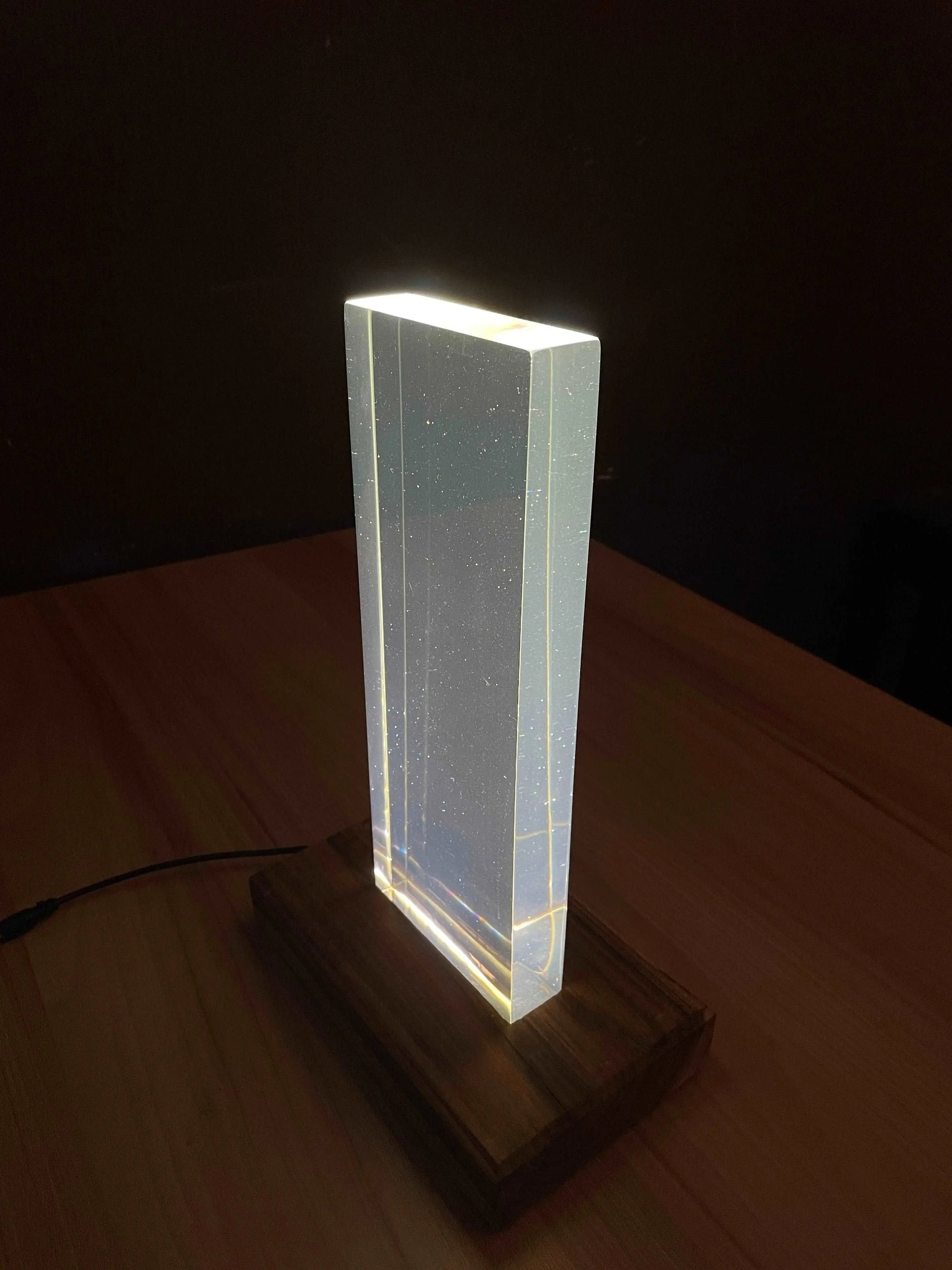 Resin and Wood Lamps