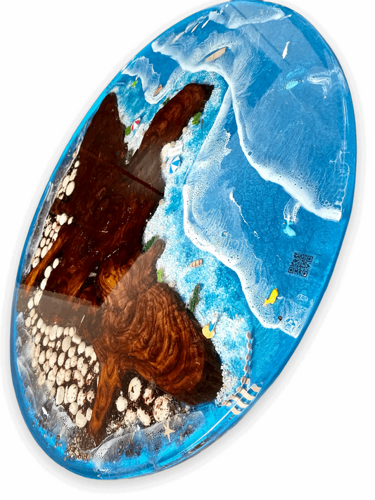 3D ocean coffee tables ResinandRitesh India