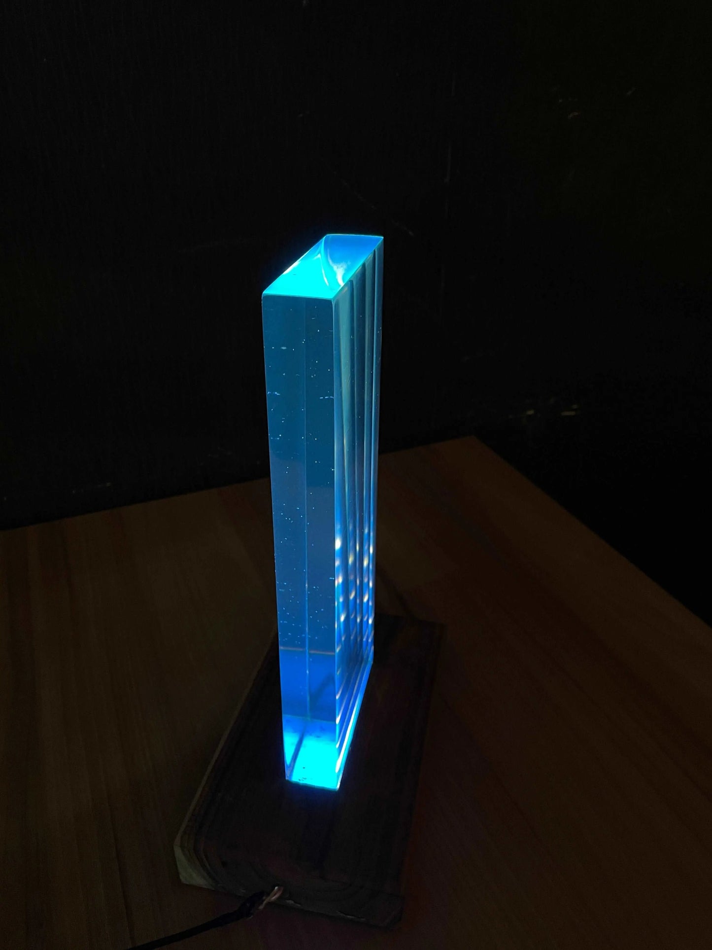 Resin and Wood Lamps