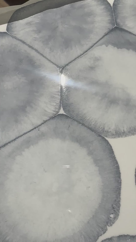 Ink Pebble Technique - Using Indian Inks