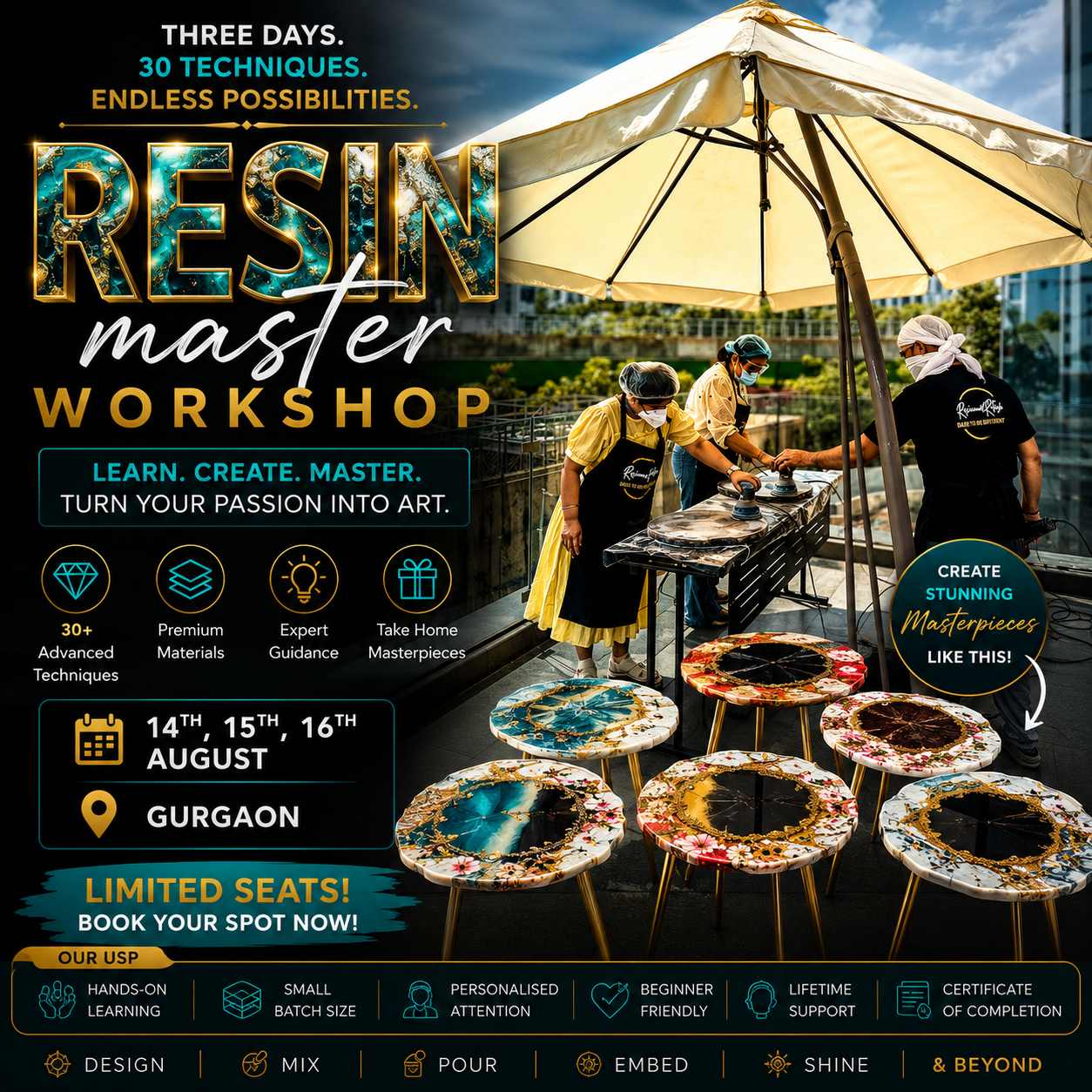 GURGAON MASTER CLASS - 14-15-16 Aug