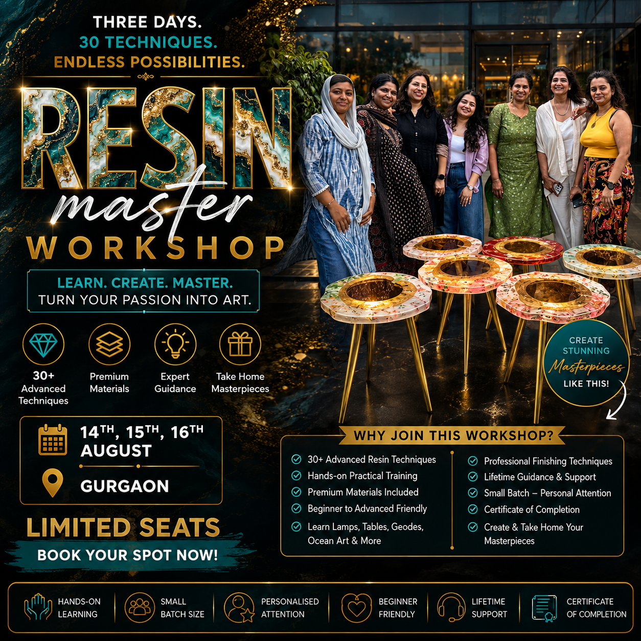 GURGAON MASTER CLASS - 14-15-16 Aug