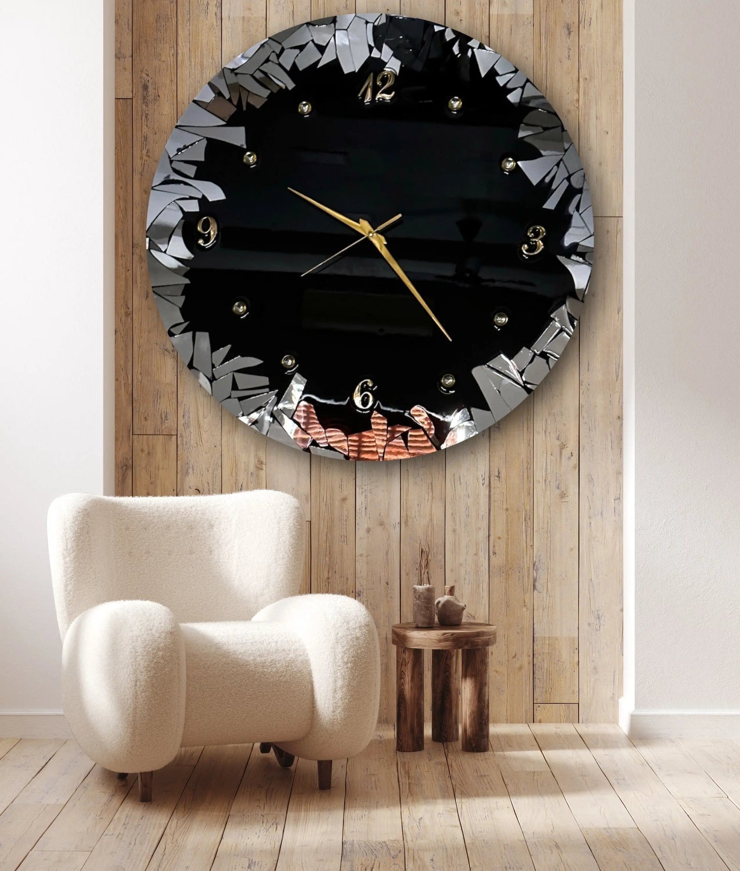 Timeless Elegance: Handmade Mirror and Resin Wall Clocks | ResinandRitesh