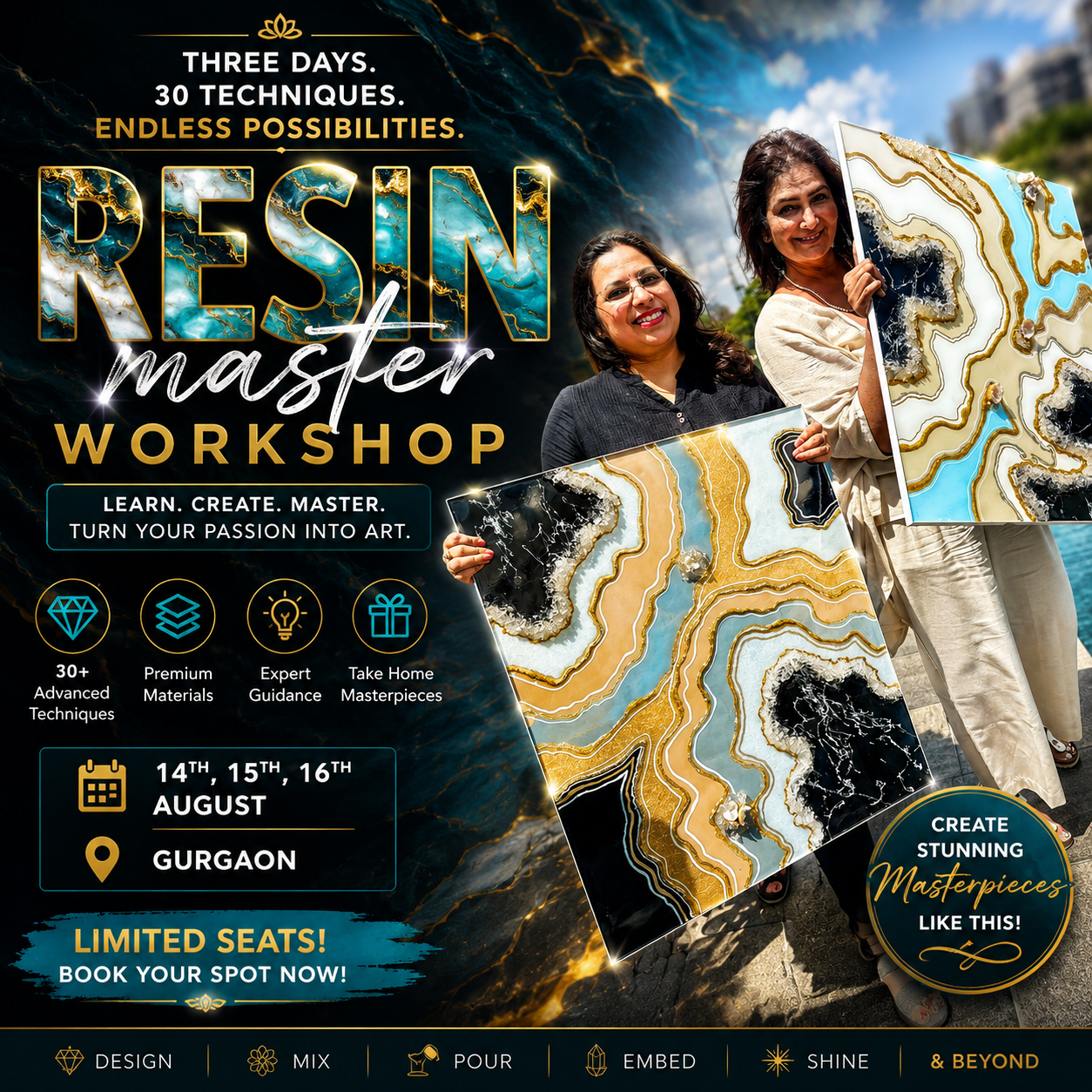 GURGAON MASTER CLASS - 14-15-16 Aug