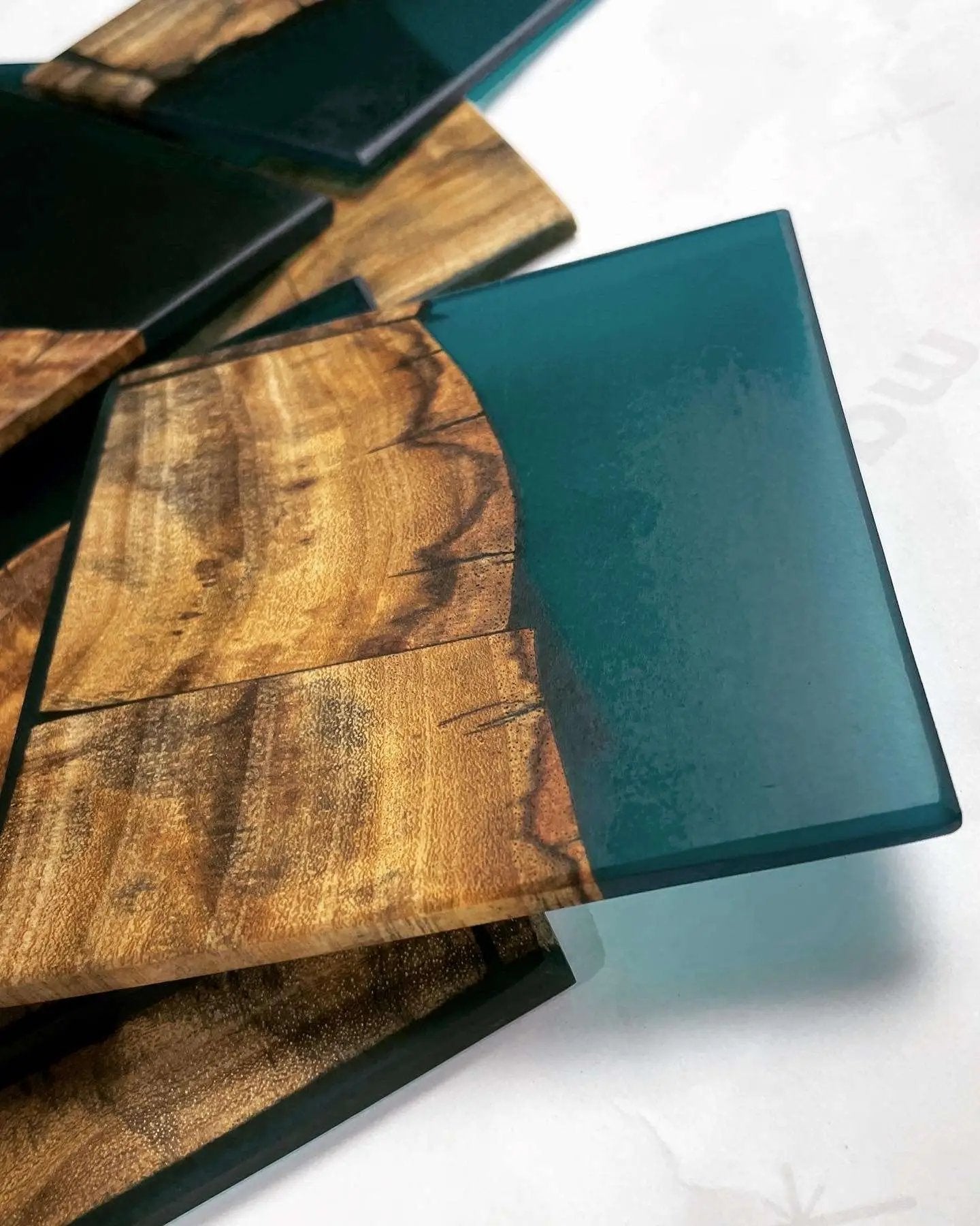 Resin and Wood Coasters