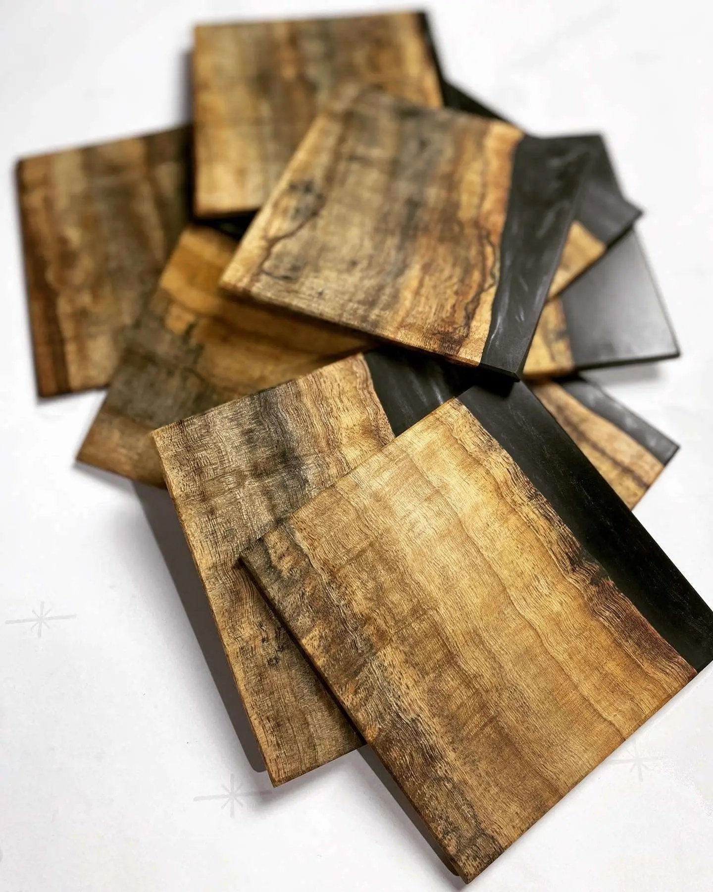 Resin and Wood Coasters